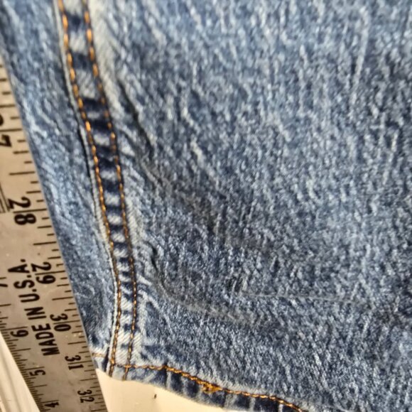 Levis 559‎ Blue Jeans 36X34 Men's Blue Loose Straight Leg Denim 2022 - Picture 9 of 10